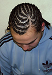 Cornrows mit Muster